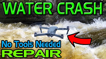 HOW TO FIX SUBMERGED / SOAKED DRONE, and bring it BACK TO LIFE! NO TOOLS NEEDED ~  | Gears and Tech