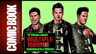 10 Things about Multiple Man (Explained in a Minute) | COMIC BOOK UNIVERSITY