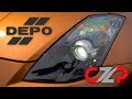 DEPO HID Headlight Installation on Nissan 350Z!