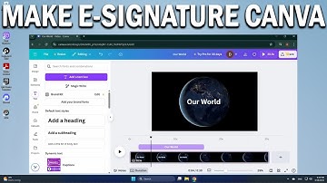 How To Make E Signature in Canva - Easy Fix