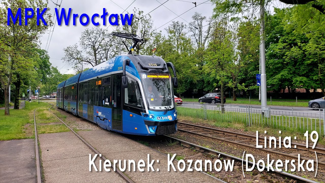 [🇵🇱PL] TIMELAPSE: MPK Wrocław - Linia: [🚋19]