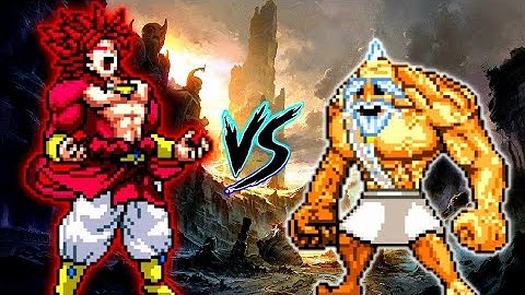 Limit Break Broly SSJ4 V6 OP VS Zeus V2 OP in Jump Force Mugen