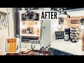 COFFEE BAR TRANSFORMATION ☕️ | turning an old computer desk into a coffee bar| MOBILE HOME MAKEOVER