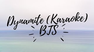 BTS  - Dynamite KARAOKE Instrumental Lyrics