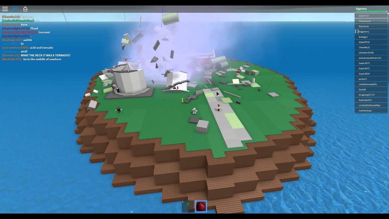 survival roblox tornado