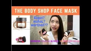 REVIEW JUJUR The Body Shop Face Mask