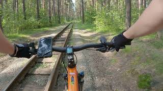 Велозаезд по Новосибирску на Cannondale Trail 4/ by bike in Novosibirsk Cannondale Trail 4