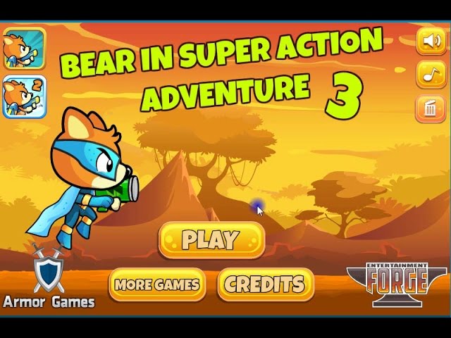 Bear in Super Action Adventure - Play on Armor Games