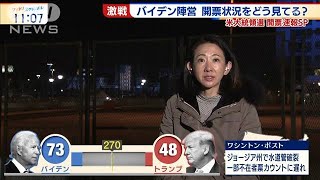 バイデン陣営　開票状況をどう見ている？(2020年11月4日)