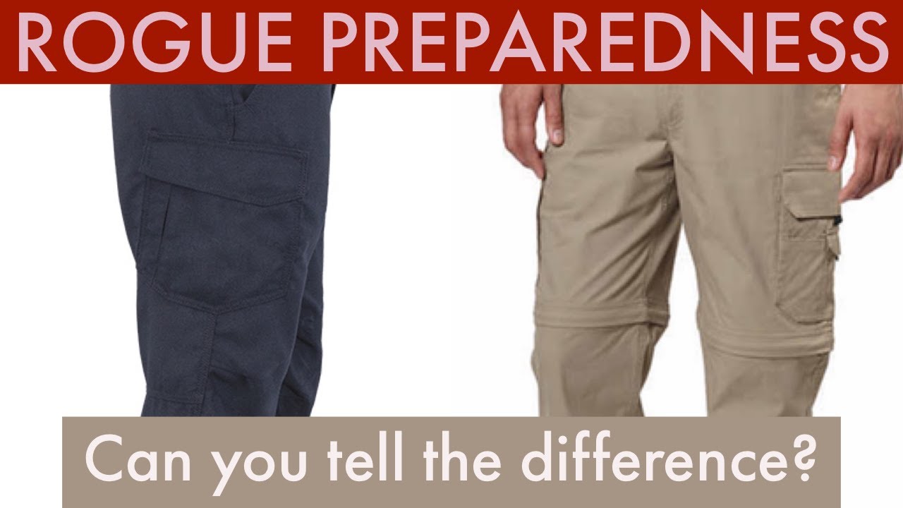 CARGO VS. TACTICAL PANTS - CAN YOU TELL THE DIFFERENCE? [Prepping 365:  #335] 