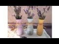 RECYCLING GLASS Bottles Сhalk paint