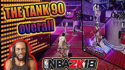 NBA 2K18 - "THE TANK" REBOUNDING SLASHER 90 OVERALL ATTRIBUTE UPDATE BADGES REACTION