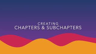 🇬🇧 AUDIT - Creating Chapters & Subchapters