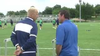 Todd Nelson Visits Energy FC Practice