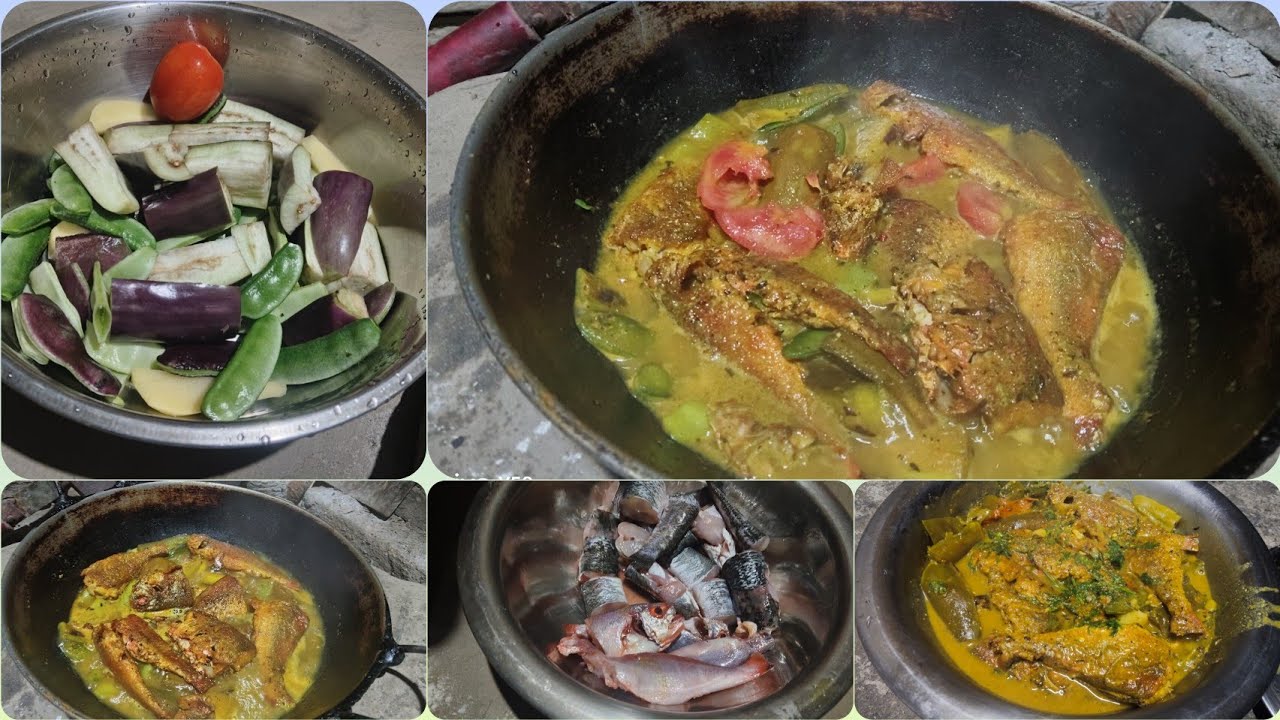 মায়ের হাতের ভোলা মাছের ঝাল 🥰😍❤️👌#vlog #dailyvlog #food #cooking #vlogger #villagelife #villagefood 