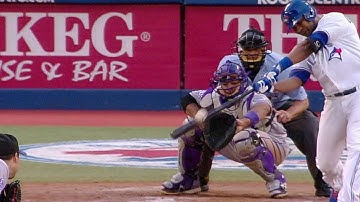 Encarnacion lines a two-run shot to left