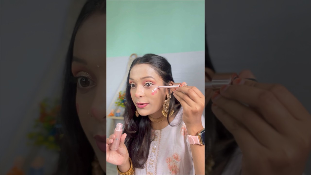 GLOWY BLUSH HACK🩷✨ 