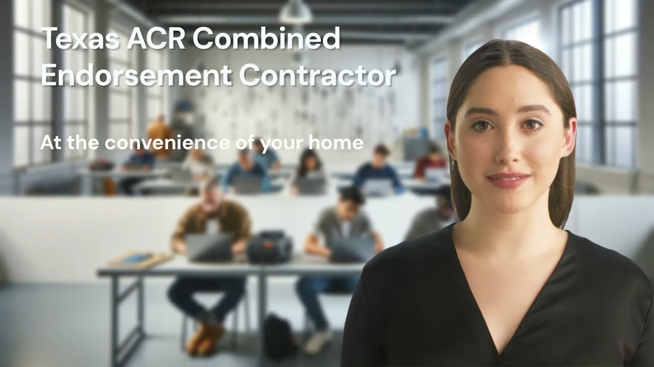 Texas ACR Combined Endorsement Contractor License