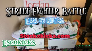 Stockxkicks. Com Air Jordan 4 x Nike SB x pine green retail vs replica