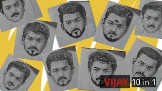 Vijay Drawing - 10 in 1