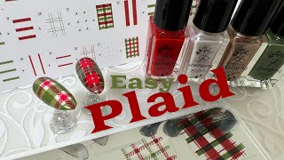 Easy Peasy Plaid Nails