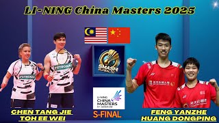 Chen / Toh vs Feng  / Huang | Li-Ning China Masters 2025 - Semifinal Ganda Campuran