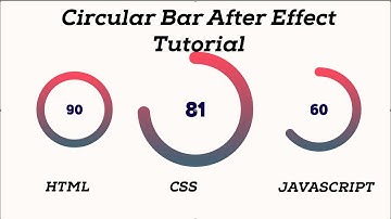 Circular Infographic Pie Chart Animation Tutorial, After Effects