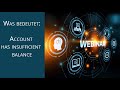 Was bedeutet "Account has insufficient balance" bei Metronix