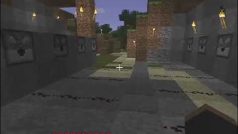 Minecraft - Simple Hallway Booby Trap