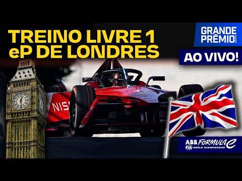 FÓRMULA E 2023 - eP de Londres | 15ª etapa | Treino Livre 1
