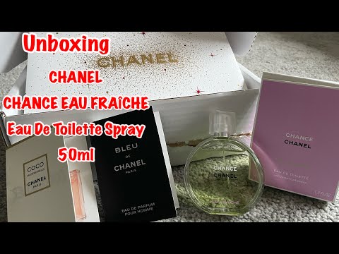 Unboxing CHANEL CHANCE EAU FRAICHE Eau De Toilette Spray 50ml