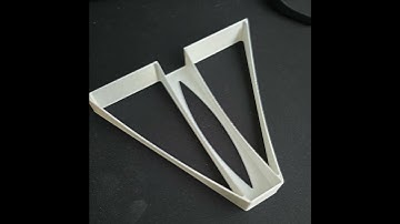 Small shelf with printed brackets  #3dprinting #aluminium #lasercutting