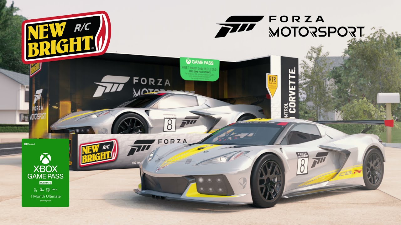 Got a guy to quickly make a Forza Motorsport 8 cover featuring the  Mid-Engine C8 Corvette. : r/forza