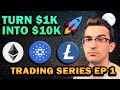 $1K to $10K CRYPTO TRADING CHALLENGE (10X in 1 Year) Ep. 1