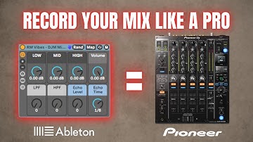 Pioneer DJM Mixer (Ableton Effect Rack)