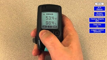 How to use the  Lascar Data Logger with LCD Graphics Screen