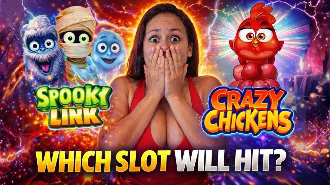 Spooky Link vs Crazy Chickens… ONLY ONE PAID 😱🎰