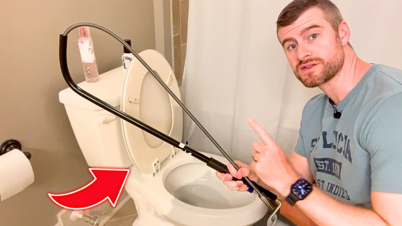 Unclogging a Toilet with a Snake – Bio Bidet by Bemis