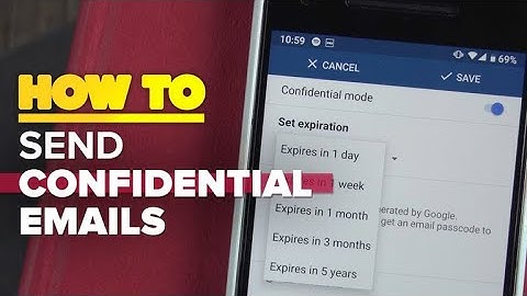 How to send confidential emails with the Gmail app