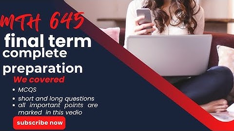 MTH 645 fuzzy logic and applications finale term complete preparation guide