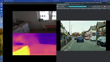 Test of the new monocular depth estimation neural network, Packnet-sfm (from The Toyota institut)
