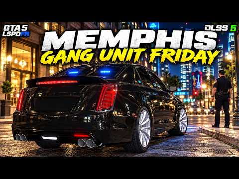 GTA 5 LSPDFR Mods – Memphis Gang Unit Friday! Night Patrol Looks REAL with DLSS 5
