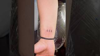 Angel Number tattoo - 444