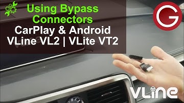 How to use Bypass Connectors to temporarily disconnect VLine VL2 VLite VT2 CarPlay Android from car