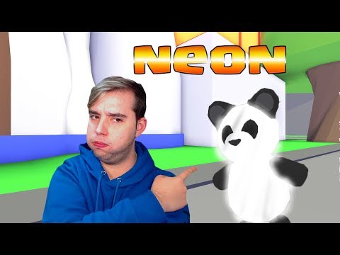 Sorteo De Rata De Oro Haciendo Panda Neon Adopt Me Roblox - esto me dieron por la rata de oro neon roblox youtube