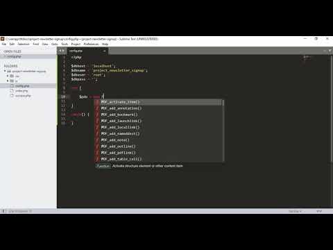 6. Connecting database with PHP using PDO