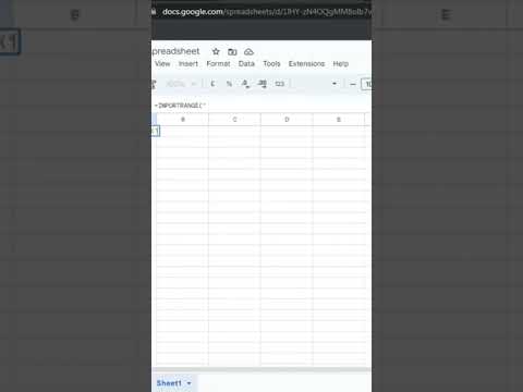 🔗 Google Sheets IMPORTRANGE Function | Connect Data Across Sheets Easily 🚀