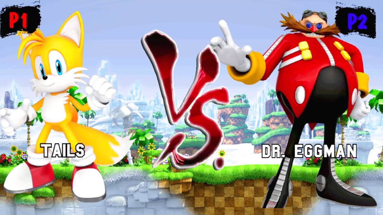 Tails VS Dr Eggman I Sonic Battle JUS MUGEN v3 - YouTube