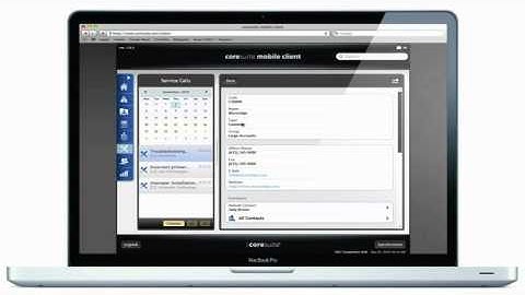 coresuite mobile client Service Call