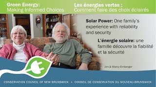 Solar Power: One Family's Experience With Reliability And Security (Subtitles)